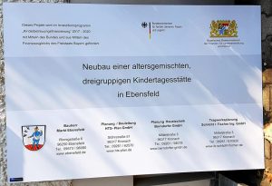 Bauprojektschild_Aluverbund_Ebensfeld_Druck_Werbung_Franken_Bamberg